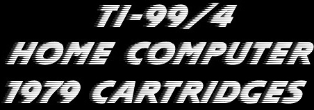 1979 TI-99/4 Cartridges